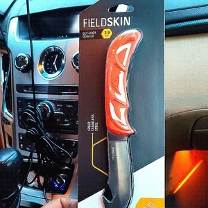 Feildskin hook skinner 3.9inch with sheath.brand new.......
